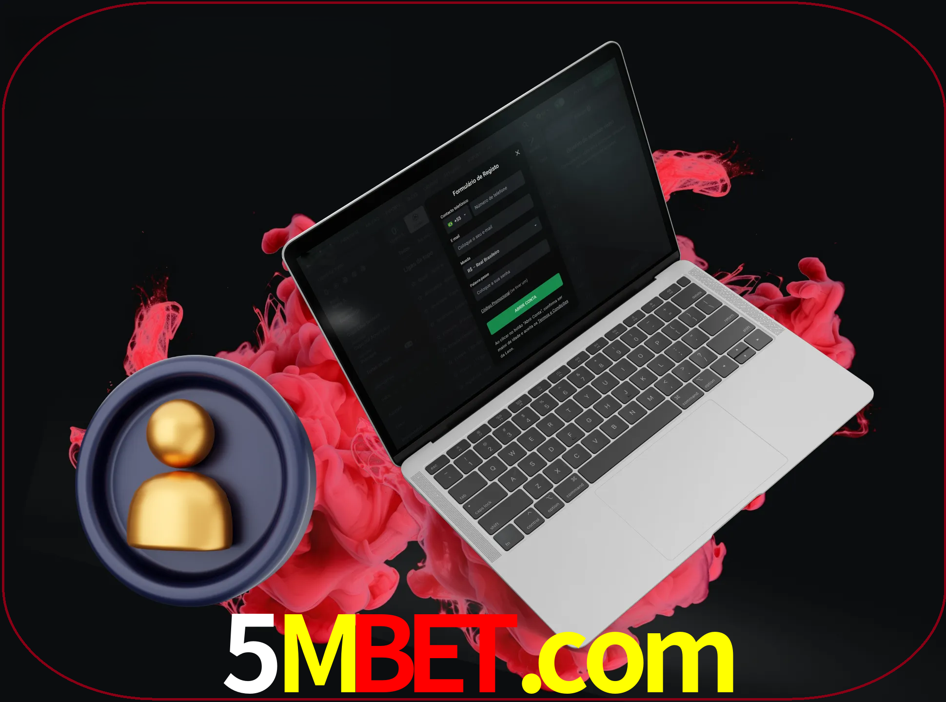 No cabeçalho do site 5mbet, clique no botão que o levará a um formulário especial onde terá de introduzir as suas informações actuais.