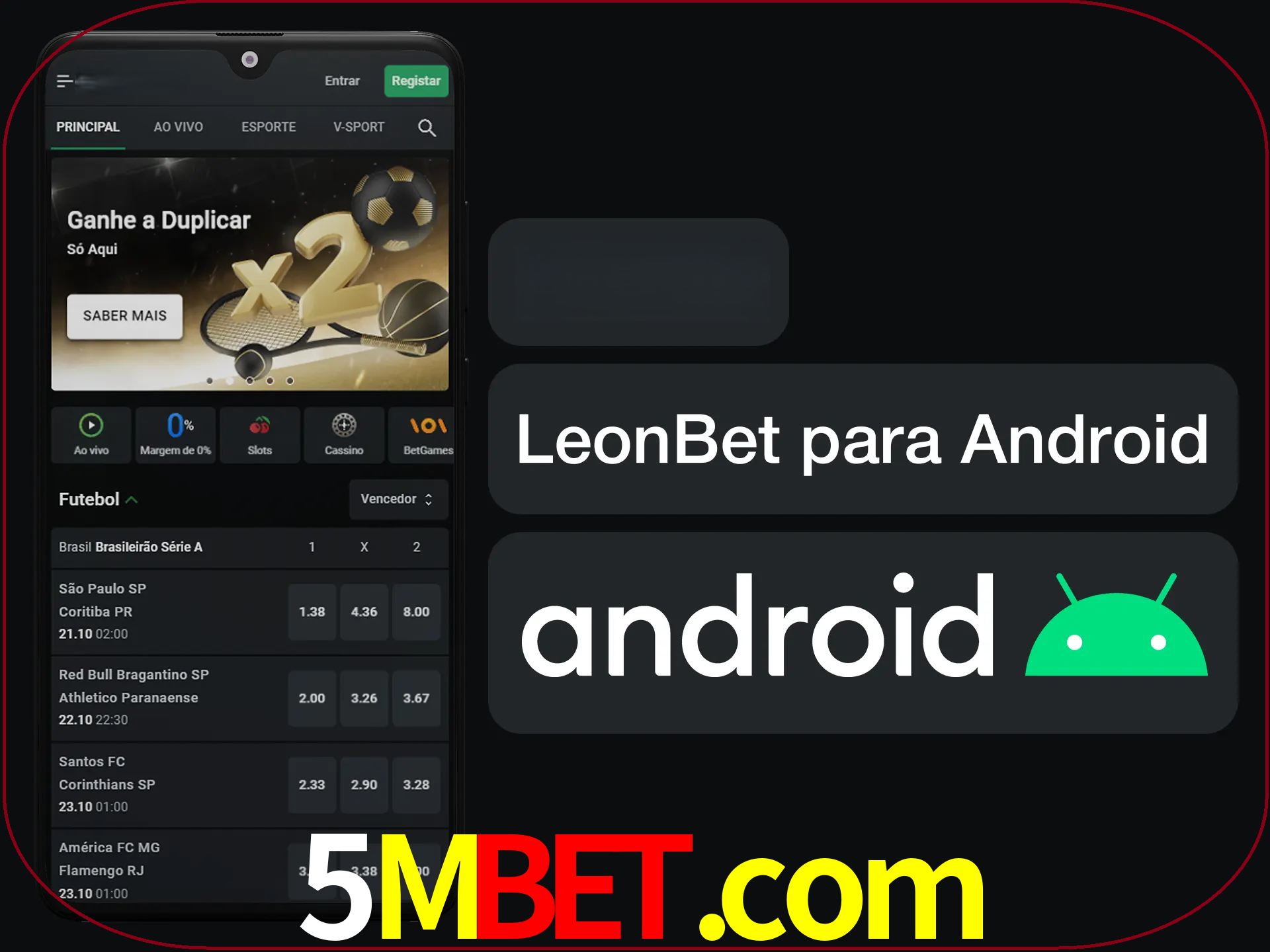 Adquira sua versão poket de LeonBet.